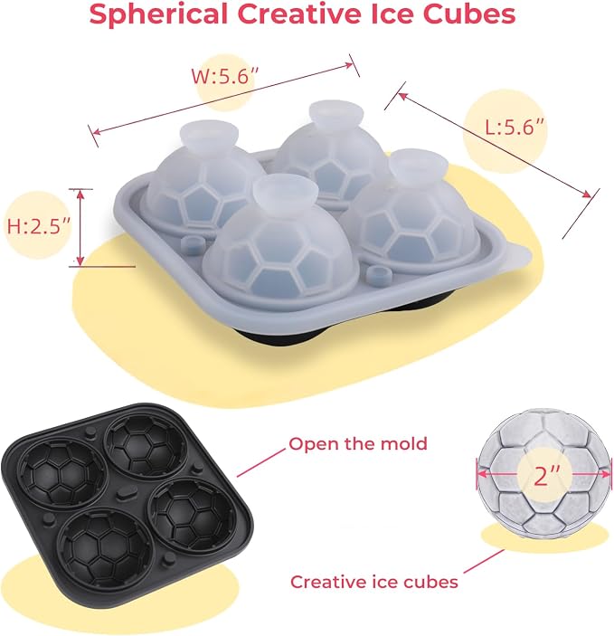 Large Ice Cube Tray, Silicone Ice Cube Trays - Image 8