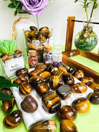 DUQGUHO Tiger Eye Healing Crystals Stones Set Natural Bulk Crystals Tumbled - Image 2