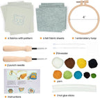 Mefatus Punch Needle Kit for Beginners Adults Kids Easy Punch Needle Embroidery - Image 7