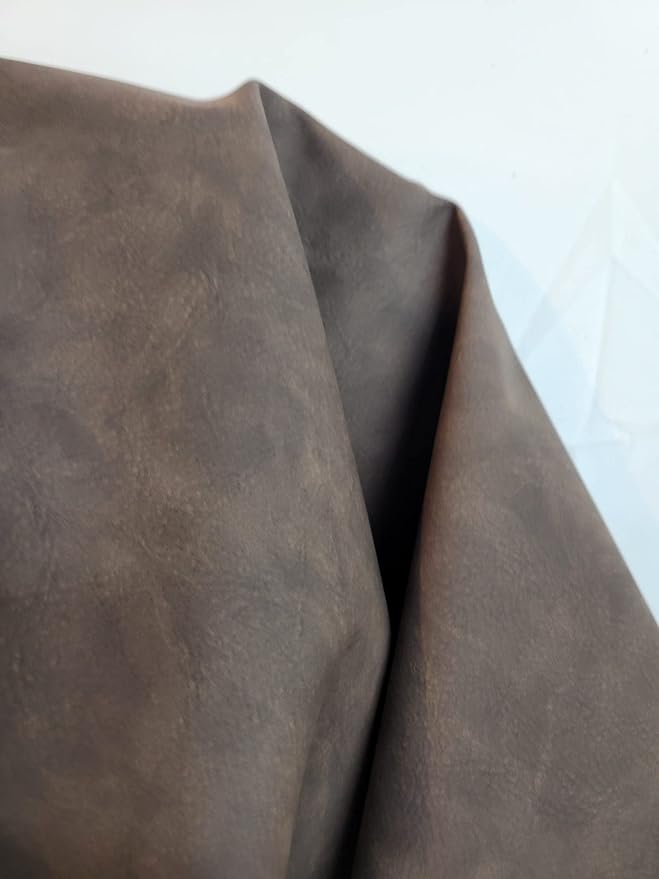 NAT Leathers | Cafe Tumbled Nubuck Soft Faux Vegan Leather PU Peta Approved by NATLeathers