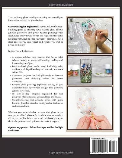 GLASS PAINTING FOR BEGINNERS: Faux Stained Glass, and Reverse Painting Made Easy - Image 2