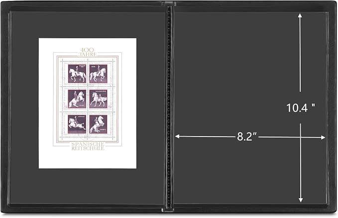 MUDOR Stamp Albums for Collectors, 1 Pockets Stamp Collection Book | 10 Sheets - Image 3