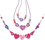 Melissa & Doug Created by Me! Heart Beads Wooden Bead Kit, 120+ Beads and 5 - Image 4