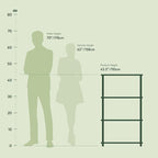 Furinno Turn-N-Tube 4-Tier Multipurpose Shelf Display Rack - Image 5