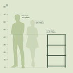 Furinno Turn-N-Tube 4-Tier Multipurpose Shelf Display Rack - Image 5