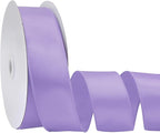 Purple 1.5 Inch 25 Yards Satin Wired Ribbon by Simplegoal