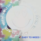 FUNKAKA Tie Dye HTV Heat Transfer Vinyl Bundle, 10 Sheets HTV Vinyl - Image 4