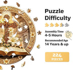 Jigfoxy Wooden Puzzles for Adults, Bible & Cross Jigsaw Puzzle - Image 2