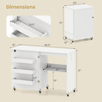 Giantex Folding Sewing Table - Image 3