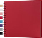 potricher 10 x 10 Inch DIY Scrapbook Album 40 Pages Hardcover Kraft Paper Scrap by potricher