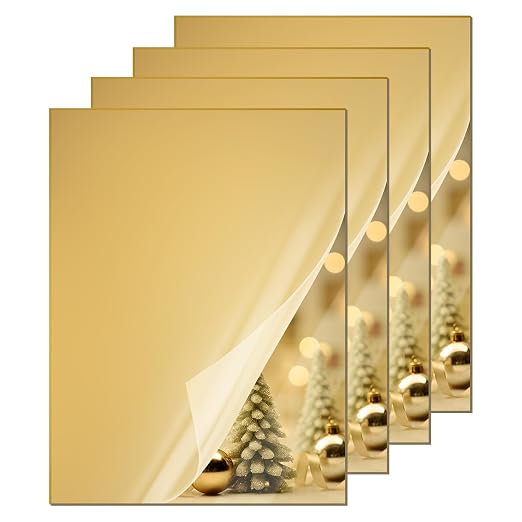 KINLINK 12x16 Plexiglass Sheets 1/8 inch Thick - 3mm Mirror Cast Acrylic Sheet by KINLINK