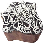Royal Kraft Wooden Stamps DIY Fabric, Henna Printing Blocks THDtag093 by RoyalKraft
