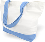 TOPDesign 3-Pack Super Strong Large 12oz Cotton Canvas Tote Bags, Reusable by TOPDesign