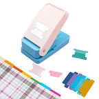 Tab Punch DIY Index Tabs Puncher Tag Punch Loose Leaf Separator Label Punch by BAOFALI