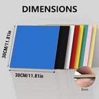 8 Pack Pre-Painted Colored Plywood Sheets, Basswood - Image 2