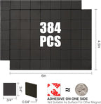 Magnetic Squares Pieces with Adhesive Backing, Self Sticky Magnets - Image 3