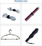 120 PCS 10 Inches Black Reusable Cable Ties, Cable Organizer, Cord Wrap and - Image 4