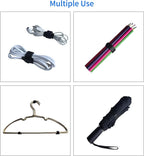 100 PCS 12 Inches Black Reusable Cable Ties, Cable Organizer, Cord Wrap and - Image 4