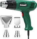 Heat Gun, Heavy Duty Hot Air Gun Kit Dual Temperature Settings 572℉~932℉ by AcmyslaT