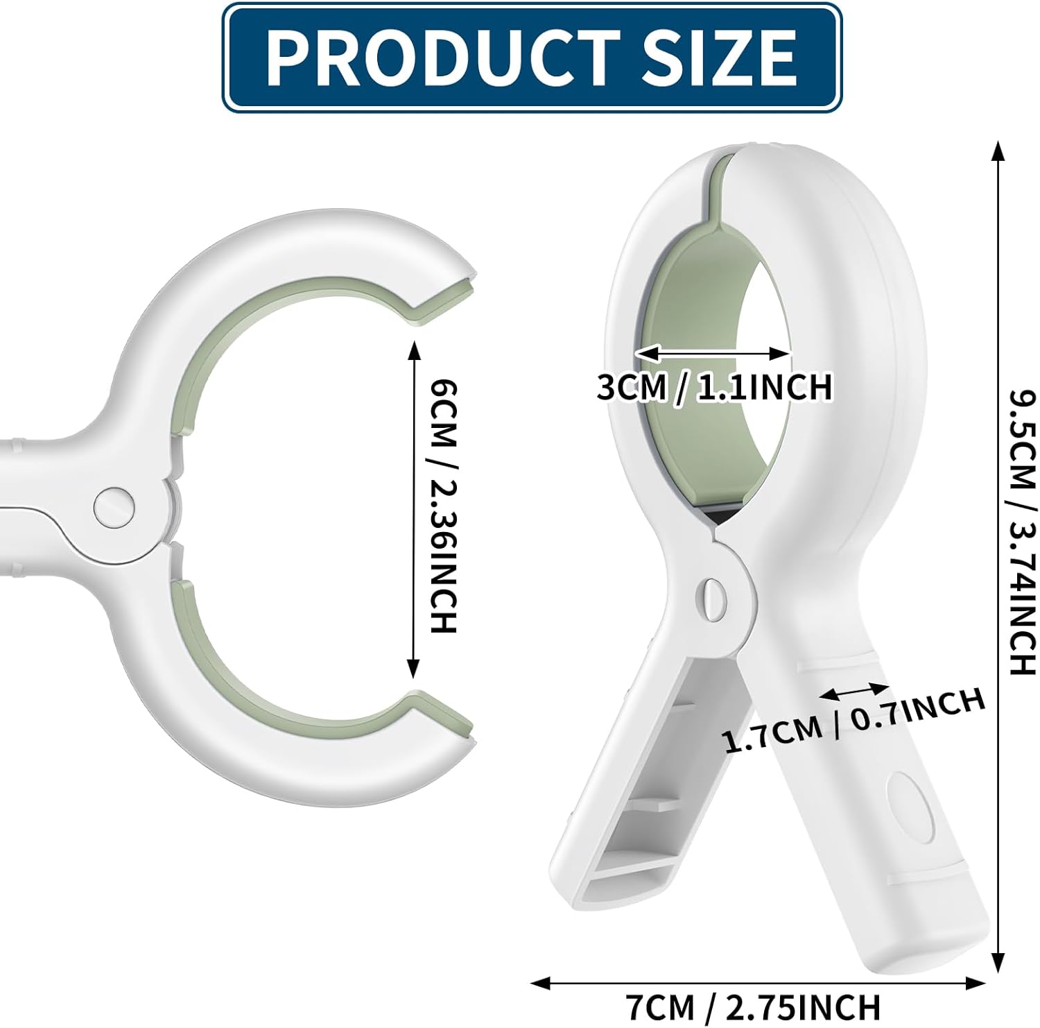 Senbowe 12 Pack Beach Towel Clips,Pool Chair Clips,Heavy Duty Plastic Clothes Pins,Quilt Drying Clips,Windproof Clothes Clips,Keep Your Towel,Clothes,Blankets to Dry on Clothesline and Hanging Rack