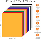 HTVRONT HTV Heat Transfer Vinyl -13 Pack HTV Vinyl Sheets | 12" x 10" Iron on - Image 7