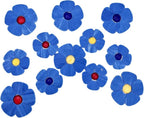 Esweny 12 Flower Stained Glass Mosaic Tiles - Image 6