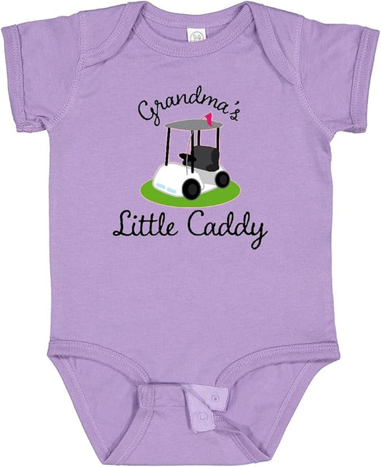 inktastic Grandma's Little Caddy Golf Baby Bodysuit