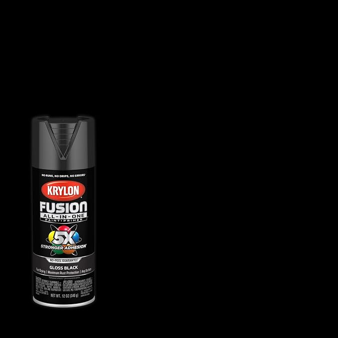 Krylon SPRY PNT FSN GLS Black - Image 2