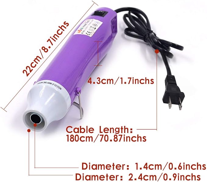 New Heat Gun, mofa Hot Air Gun Tools Shrink Gun - Image 3