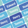 Personalized Name Labels for Kids – 60 Waterproof Peel-and-Stick Labels for by GILBIN