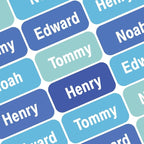 Personalized Name Labels for Kids – 60 Waterproof Peel-and-Stick Labels for by GILBIN