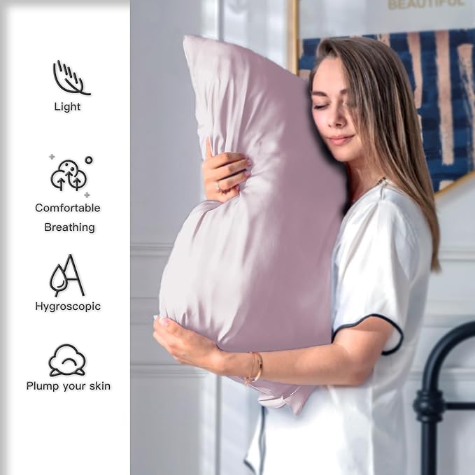 Natural Mulberry Silk Pillowcase - Image 3