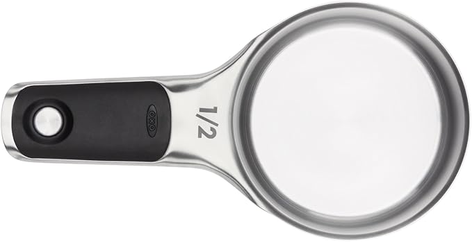 OXO Good Grips Stainless Steel Measuring Cups and Spoons 8-Piece Set, 4 Cups - Image 8