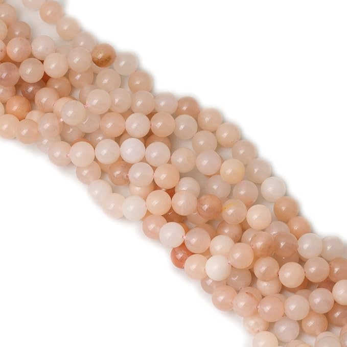 35PCS 10mm Natural Pink Aventurine Gemstone Round Loose Beads Stone Beads - Image 4