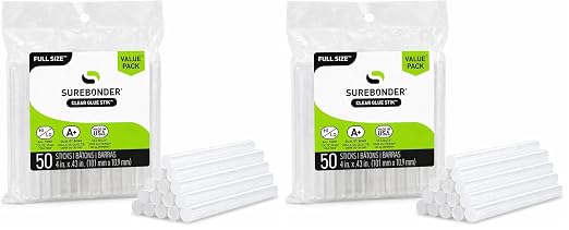 Surebonder Full Size Hot Glue Sticks, 4-Inch x 0.43-Inch by Surebonder