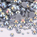 1000PCS Mixed Sizes 3/4/5/6/8/10mm Flatback Half Round Pearls Gems by Unknown