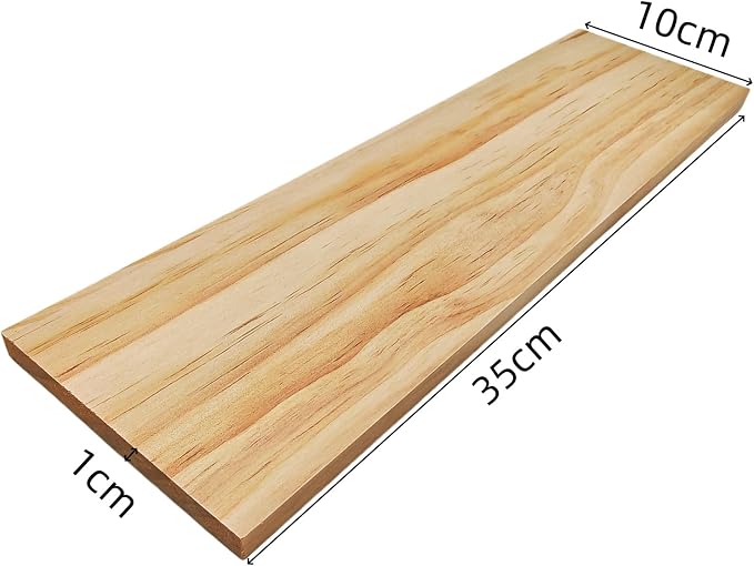 2PCS Rectangle Wood Boards Unfinished Wood Blocks - Image 3