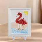 Sea Glass Art Kit, Mosaic Glass Photo Frame Set 9.5x7.5 Inch, Handcraft Style - Image 6