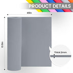 Do²ping Gray Eva Foam Sheets roll, 2mm eva Craft Foam 49''x13.5'' High Density - Image 2