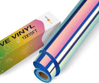 HTVRONT Holographic Opal Blue Permanent Vinyl by HTVRONT