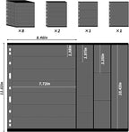 Stamp Collection Album, 12-Page Stamp Book, Album Only | Clear Pockets and - Image 3