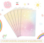Tiamon 6 Pcs Pastel Rainbow Tablecloths Birthday Decorations Pastel Table Cloths - Image 4
