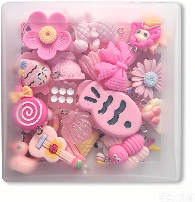 Resin Charms Kawaii Cute Charm for Keychain Jewelry Earring making Girls - Image 3