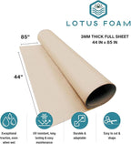 LotusFoam EVA Foam Sheet 3mm – 44"x 85" Craft Foam - Image 2