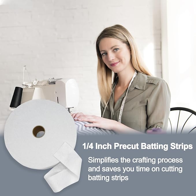 HexaHive 2 1/4 Inch Jelly Batting Roll Strips - Image 6