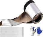 Automotive Heat Shield Sleeve, 1/2" x 10 Ft Aluminized Sleeving by Unknown