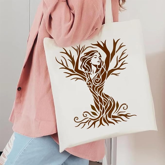12pcs Tree of Life Stencils for Painting Woman Drawing Stencils for Crafts - Image 4