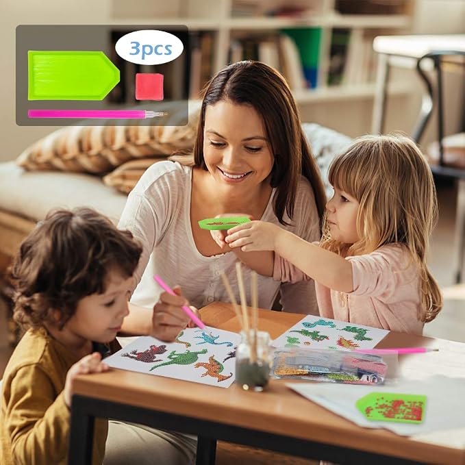 Labeol Diamond Art Kits for Kids Boys and Girls Ages 6-8-10-12 Easy to DIY - Image 4