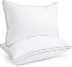viewstar Bed Pillows Set of 2, Hotel Quality Cooling Down Alternative Gusseted by Viewstar