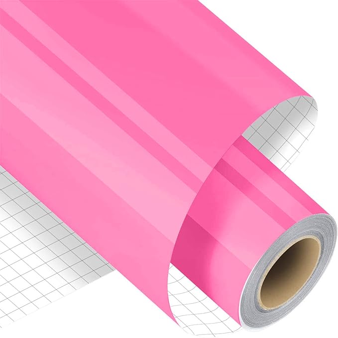 Hot Pink Permanent Adhesive Vinyl Roll by Madlie